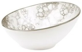 Ciotola Porcellana Bianco/Marrone (35 cl) (ø 16 x 7 cm)