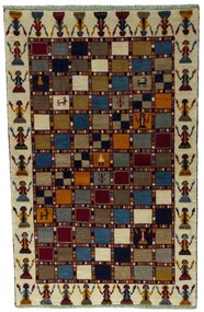Gabbeh Tappeto persiano 170x110 (Iran) Annodato A Mano