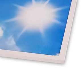 Brilagi-LED Pannello LED dimmerabile SLIMFRAME LED/58W/230V 60x60 cm argento/blu + telecomando