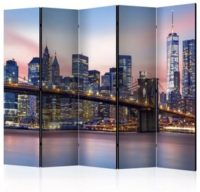 Paravento  City of Dreams II [Room Dividers]  Colore Blu, Dimensioni e Misure 225x172