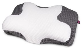 CONNECT IT CFH-6031-WH - Cuscino anatomico Lyra bianco/grigio