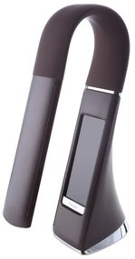 LED Lampada da tavolo con display  LED/6W/230V marrone