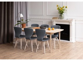 Tavolo da pranzo pieghevole con piano in rovere 210x100 cm Aston - Actona