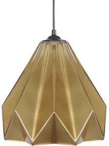 Tosel  Lampadari, sospensioni e plafoniere Lampada a sospensione cuadrado vetro oro  Tosel