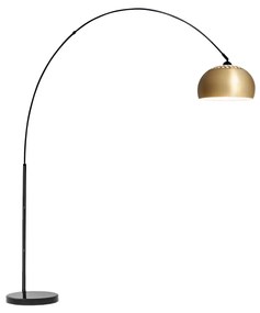 blumfeldt Amara Lampada ad Arco Schermo Dorato Base in Marmo E27 Cavo: 2 m oro