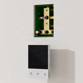 Sistema doccia a incasso ELITE EDITION BCS1721 termostatico, multigetto e a cascata in più finiture — Grigio gunmetal — A parete