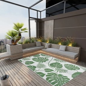 Tappeto Da Esterno Arakıl Verde 160x230 Cm İn Pp /