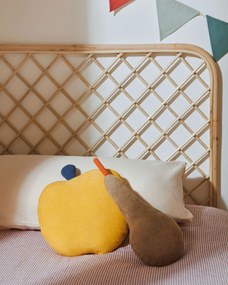 Kave Home - Cuscino a forma di pera Amarantha 100% cotone verde