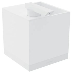 Dispenser sapone alto con portaspazzolini da appoggio Bianco Satinato The Grid 2686505 Cosmic