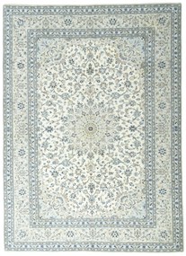 Kashan Tappeto 350x250 Beige (Iran) Annodato A Mano