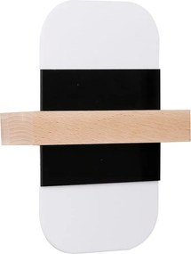 Applique LED in bianco e nero April - Candellux Lighting