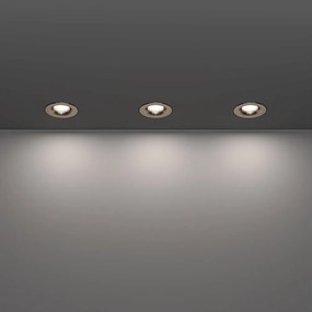 Eglo 902276 - Set da 3 faretti da incasso per bagno SALABATE LED/4,9W/230V Ø 8,8 cm IP65 cromo