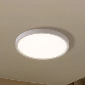 Lindby Smart plafoniera LED Deika, Ø 30 cm, bianco, Tuya