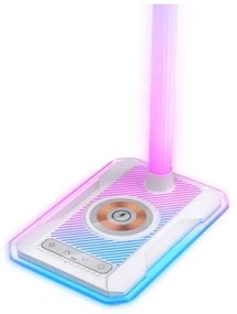 Immax 08988L - LED RGBW Lampada da tavolo dimmerabile con Qi di ricarica 30W/230V bianco