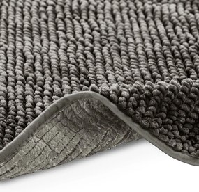 Set di tappetini per il bagno grigio scuro 2 pz per WC 80x50 cm Bati – Restilo