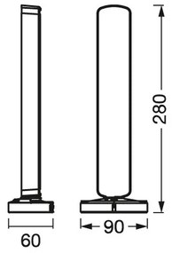 Ledvance - SET 2x LED RGBW Lampada da tavolo dimmerabile MOOD LIGHT LED/4W/230V + +TC