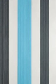 Farrow & Ball Carta da parati Chromatic Stripe - Pointing/ Railings/ St Giles Blue/ Railings
