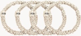 Set di 4 elastici in seta Dore e Rose