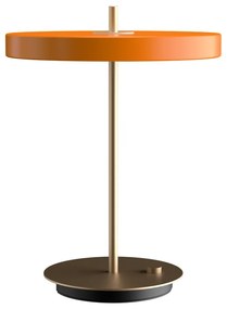 Lampada da tavolo dimmerabile a LED arancione con paralume in metallo (altezza 41,5 cm) Asteria Table - UMAGE