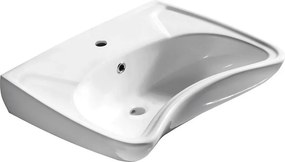 Lavabo bianco in ceramica 59x45,5 cm Handicap – Sapho