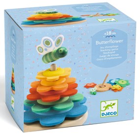 Fiore impilabile con farfalla