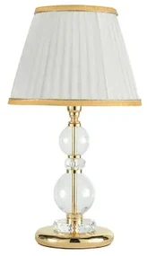 Lampada da tavolo BACH in vetro trasparente PICCOLO ORO
