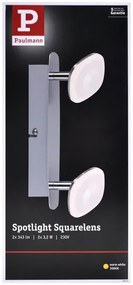 Paulmann 66651 - Luce Spot a LED SQUARELENSE 2xLED/3,2W/230V