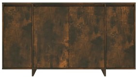 Credenza rovere fumo 135x41x75 cm in truciolato