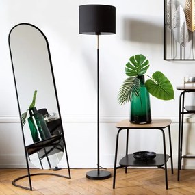 Atmosphera - Specchio da terra JEF 136x39,5 cm nero