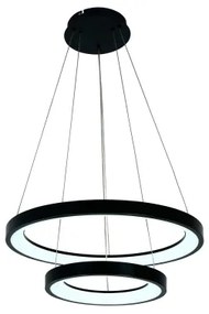 Brilagi - Lampada a sospensione dimmerabile su cavo FALCON SLIM LED/68W/230V Ø 50 cm nera + telecomando