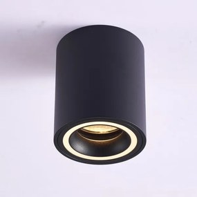 Rabalux 71160 - Faretto KOBALD 1xGU10/25W/230V arrotondato nero