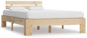 Giroletto Senza Materasso 140x200 Cm İn Legno Massello Di Pino /