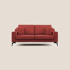 Prestige divano moderno in microfibra smacchiabile T11 rosso