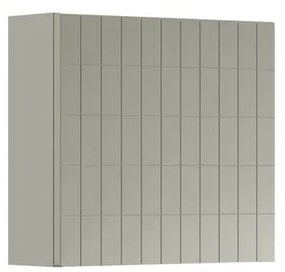 Pensile bagno Pixel laccato opaco grigio pastello, 1 anta apertura da sinistra P 17 x L 40 x H 40 cm