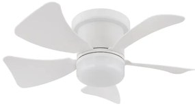 Globo 03609W - Ventilatore da soffitto dimmerabile a LED HINES LED/10W/230V + telecomando bianco