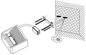 Eglo 96497 - Applique a LED da esterno DONINNI 1xLED/6W/230V IP44