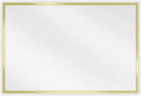 Mexen Loft specchio da bagno rettangolare 60 x 40 cm, cornice dorata - 9852-060-040-000-50