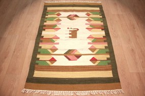 Tappeto orientale 180 x 120 (Indian) Tessuto A Mano