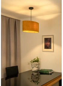 Duolla - Lampadario a sospensione con filo OVAL 1xE27/15W/230V marrone