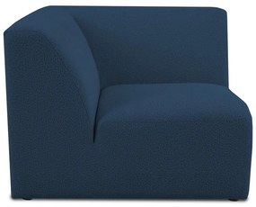 Modulo divano in bouclé blu scuro (variabile) Roxy - Scandic