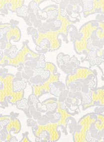 Florale Tapete Deauville von Isidore Leroy - Jaune