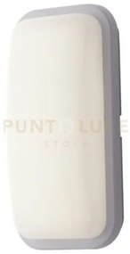 Plafoniera led shelly bianca rettangolare 20w 2500lm 4000k ip65 con...