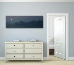 Quadro su tela – Luna piena sopra le montagne