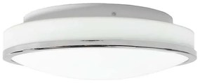 Lyss Rotondo LED Plafoniera IP44 Ø28 Cromato - Lindby