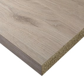Piano cucina in truciolare rivestito in laminato hpl rovere Viking L 304 x P 63 cm, spessore 3.8 cm