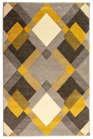 Tappeto giallo/grigio 120x170 cm Nimbus - Flair Rugs