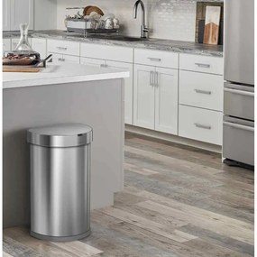 Portarifiuti touchless in acciaio inox da 45 l - simplehuman