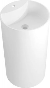 Mexen Ajax-02 lavandino freestanding in conglomerato 45 x 45 cm, bianco opaco - 26514500