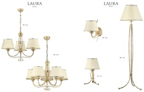 Jupiter 513 - LA-3-E - Lampadario a sospensione con catena LAURA 3xE27/60W/230V