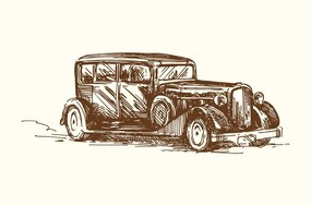 Carta da parati – Auto da corsa retrò